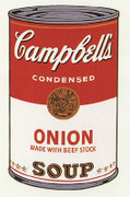 Sunday B Morning Warhol Campbell Soup Can Screen Print(onion)