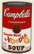 Andy Warhol Sunday B Morning  Campbell Soup Can Screen Print TBN Soup