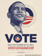 Cool Barack Obama Florida Campaign Poster
