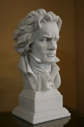 Remarkable Beethoven Bust Sculpture Statue