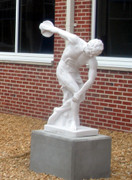 Stunning Olympian Discus Thrower Sculpture Statue