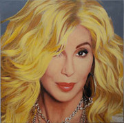 Beautiful Steve Kaufman Cher Blonde