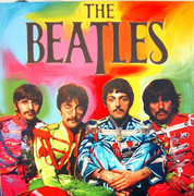 FAB! Steve Kaufman Beatles State I "Sgt. Peppers"