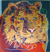 Beautiful Andy Warhol, Trial Proofs And Uniques Endangered Species: Siberian Tiger, 1983
