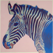 Fabulous Andy Warhol, Trial Proofs And Uniques Endangered Species: Zebra, 1983
