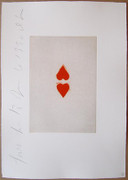Fab! Donald Sultan, Playing Cards (Two Of Hearts), 1990