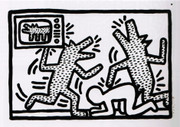 Splendid Keith Haring, Edition Prints Untitled #3, 1982