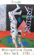 Exciting David Hockney Harlequin from Parade