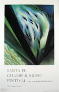 Dynamic O'Keeffe Blue and Green Music