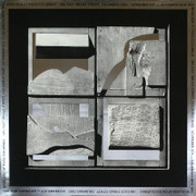 Rare Louise Nevelson Silver Abstract Limited Edition  Foil Print 1975 