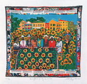 Faith Ringgold The Sunflower's Quilting Bee at Arles Signed serigraph ed. 425 Limited Edition Art Print