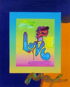 Fabulous Love, Mixed Media (Acrylic & Lithograph), Peter Max - SIGNED with COA