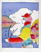 Exciting Untitled 16 Lithograph, Peter Max - Signed