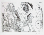 Pablo Picasso, Untitled from 347 Series, 1968, Etching - Signed with COA