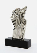 Salute to Airmail, Ltd Ed Chromium Plated Sculpture, Roy Lichtenstein - Mint! 
