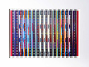 Great Midnight Blue Prismagraph,Yaacov Agam - Signed