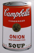 Andy Warhol Campbell Soup Can (Onion) Sunday B Morning Silkscreen Print 