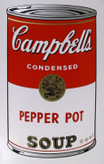 Andy Warhol Campbell Soup Can (Pepper Pot) Sunday B Morning Silkscreen Print 
