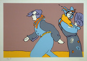 Hand Signed A Long Time Ago By Peter Max Retail $4.95K