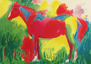 Hand Signed Northern Dancer By Peter Max Retail $3.5K