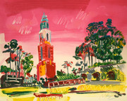 HAND SIGNED BALBOA PARK BY PETER MAX RETAIL $8.85K