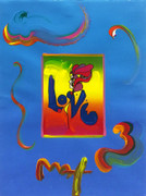 Hand Signed Love By Peter Max Retail $3.5K
