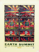 Official Earth Summit Poster By Peter Max