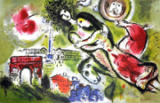 MARC CHAGALL  (After) Romeo and Juliet Lithograph Limited Edition