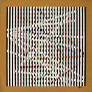 Hand Signed Untitled III By Yaacov Agam Retail $1.5K