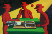 Hand Signed Art Of The Deal By Mark Kostabi Retail $3.9K