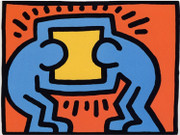 Pop Shop VI (2) By Keith Haring Framed