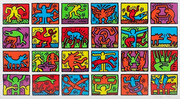 Hand Signed Retrospect By Keith Haring Retail $275K