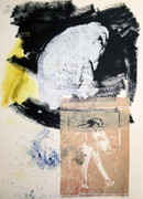 Hand Signed Poise By Robert Rauschenberg
