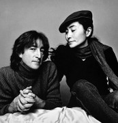 John Lennon & Yoko Ono, Vintage 1980 Gelatin Silver Photograph, Jack Mitchell