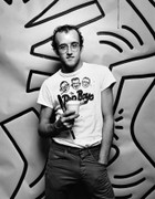 Keith Haring, Vintage 1984 Gelatin Silver Photograph, Jack Mitchell 