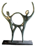Bailarines Bronze Sculpture - Almanzor