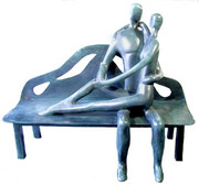 Ilusion Limited Edition Bronze Signed Sculpture signature and numbering inscribed - Almanzor