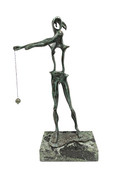 Amazing Salvador Dali Signed HOMAGE TO NEWTON Bronze Sculpture