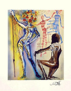 Rare Salvador Dali Ballet of the Flowers 1989 Limited Edition Lithograph 1st Edition 