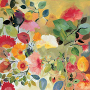 America Art Selects Beautiful Garden Flowers by K. Parker Giclee Print