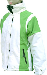 Women's Bright Green Ski and Snowboard Jacket