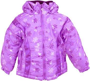girls pink winter coat