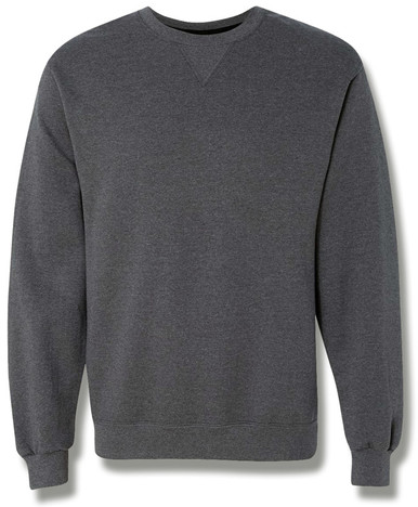 Cotton crewneck sweatshirts Made in USA.
