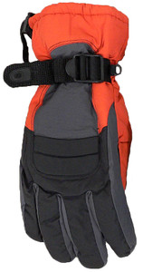 Men's Ski Gloves (Black/Orange)