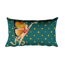 Faerie Series: Monarch Faerie - Rectangular Pillow