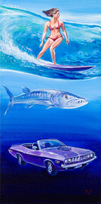Oceans Series: Barracudas - Original Painting