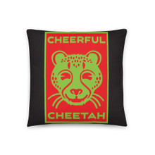 Cheerful Cheetah - Basic Pillow