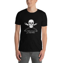 Put a Little Art In Your Life, Pirate Version; with Label - Short-Sleeve Unisex T-Shirt