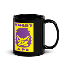 Angry Ape - Black Glossy Mug