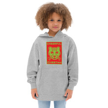 Cheerful Cheetah - Kids fleece hoodie